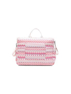 Borsa fasciatoio per neonati Missoni Kids bianca trapuntata a zig-zag MY0068 N0412 100FU MISSONI KIDS 