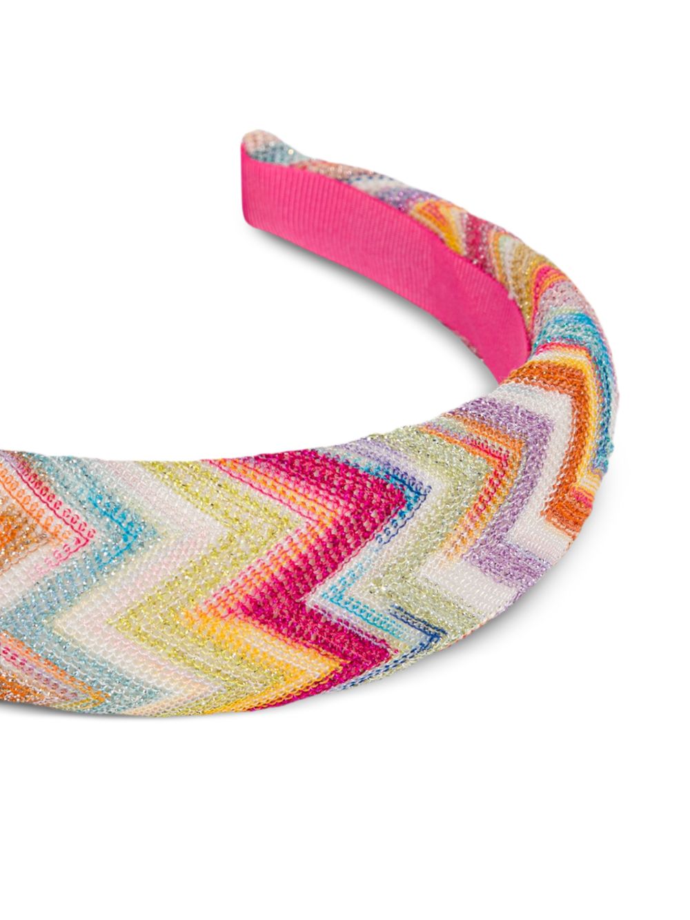 Cerchietto per bambina Missoni Kids multicolore con motivo a zig zag MY0A74 Q0107 999 MISSONI KIDS 