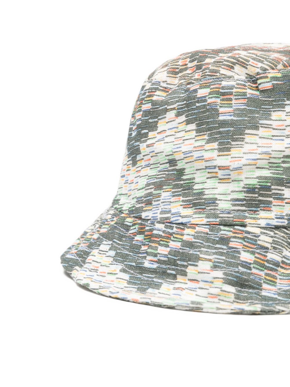 Cappello per bambino Missoni Kids grigio con design a zig-zag MY0P57 P0595 998 MISSONI KIDS 