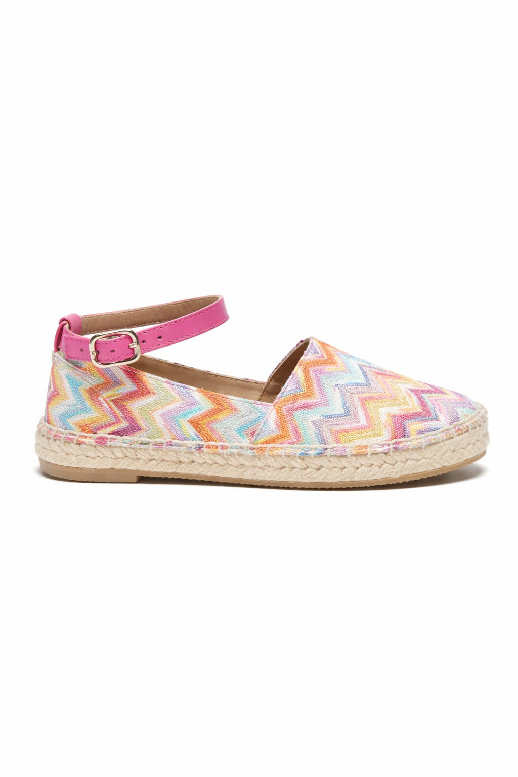 Ballerine per bambina Missoni Kids multicolore con motivo a zig zag MY0V5T Q0107 999 MISSONI KIDS 