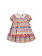 Abito per neonata Missoni Kids multicolore con ruches MY1031 Q0107 999 MISSONI KIDS 