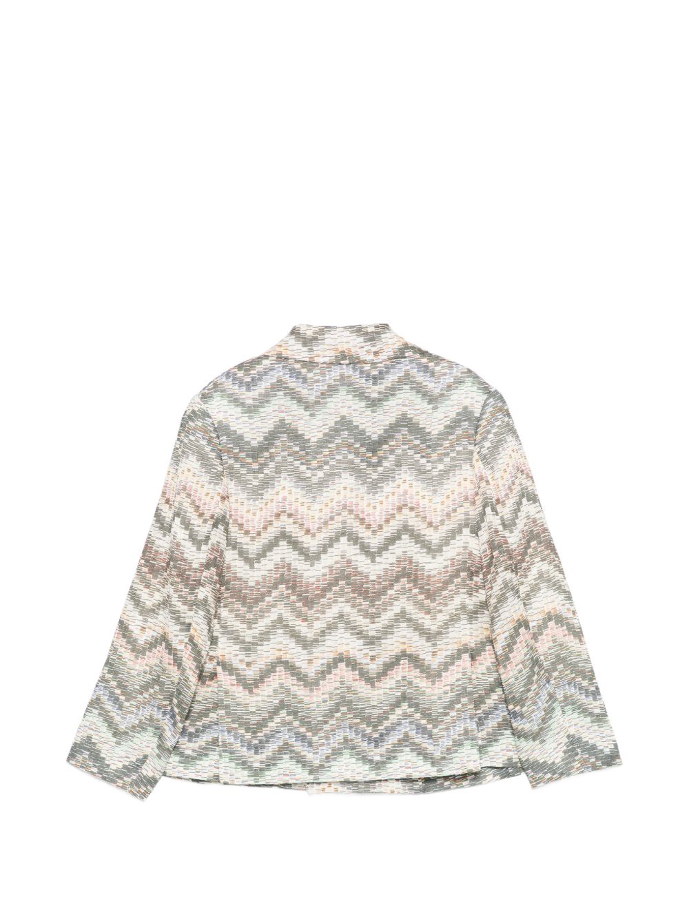 Giacche per bambino Missoni Kids beige con motivo a zig-zag MY2P00 P0595 998 MISSONI KIDS 