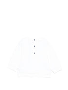Felpa per neonato Missoni Kids bianca con motivo a zig zag MY4540 F0061 100MC MISSONI KIDS 