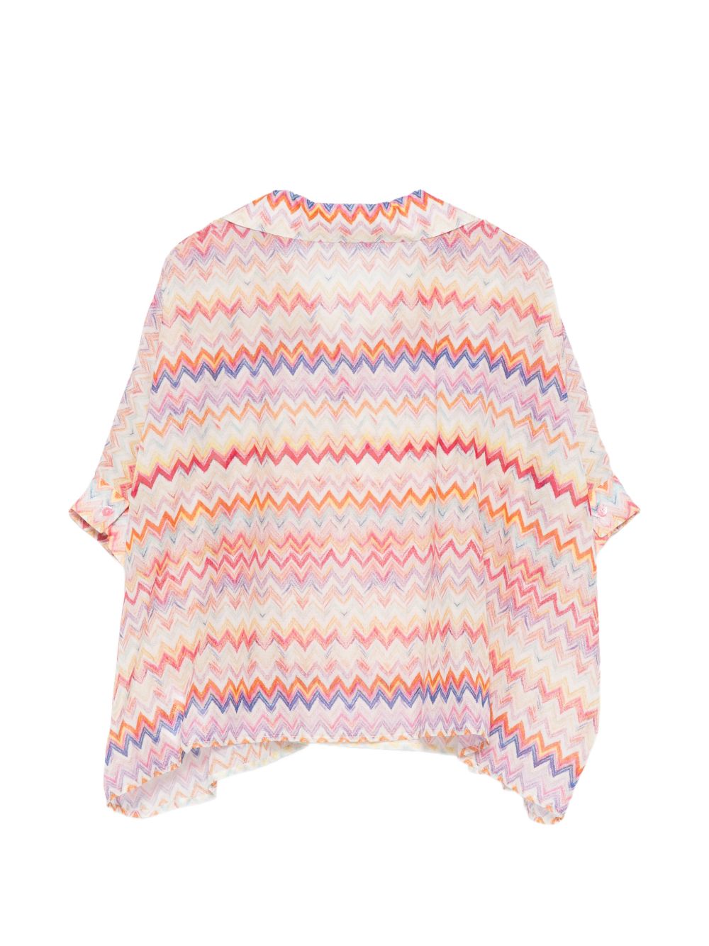 Blusa per bambina Missoni Kids multicolore con motivo a chevron MY5B00 K0286 999 MISSONI KIDS 