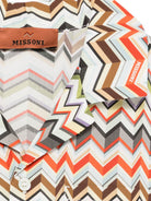 Camicia per bambino Missoni Kids beige chiaro con colletto stile campeggio MY5P31 P0606 997 MISSONI KIDS 