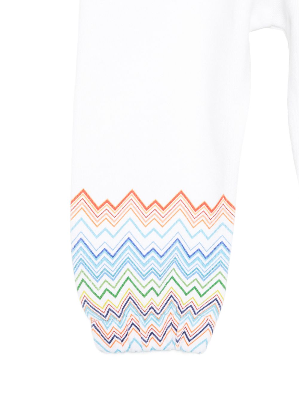 Pantaloni per neonato Missoni Kids multicolore con motivo a zig zag MY6550 F0061 100MC MISSONI KIDS 