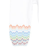 Pantaloni per neonato Missoni Kids multicolore con motivo a zig zag MY6550 F0061 100MC MISSONI KIDS 