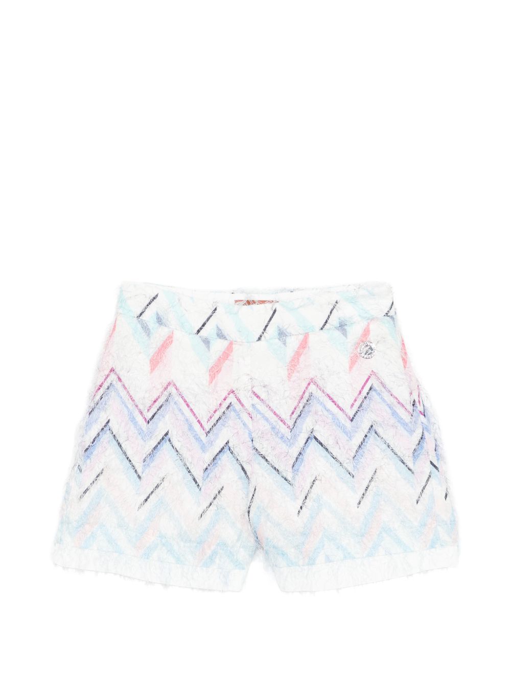 Shorts per bambina Missoni Kids multicolore con motivo a zigzag MY6B89 U0253 600RS MISSONI KIDS 