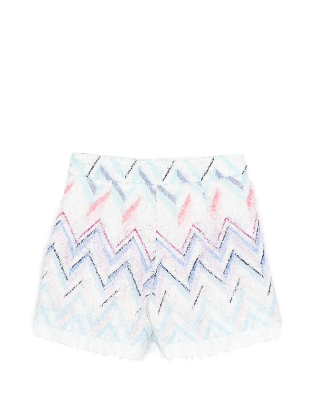 Shorts per bambina Missoni Kids multicolore con motivo a zigzag MY6B89 U0253 600RS MISSONI KIDS 
