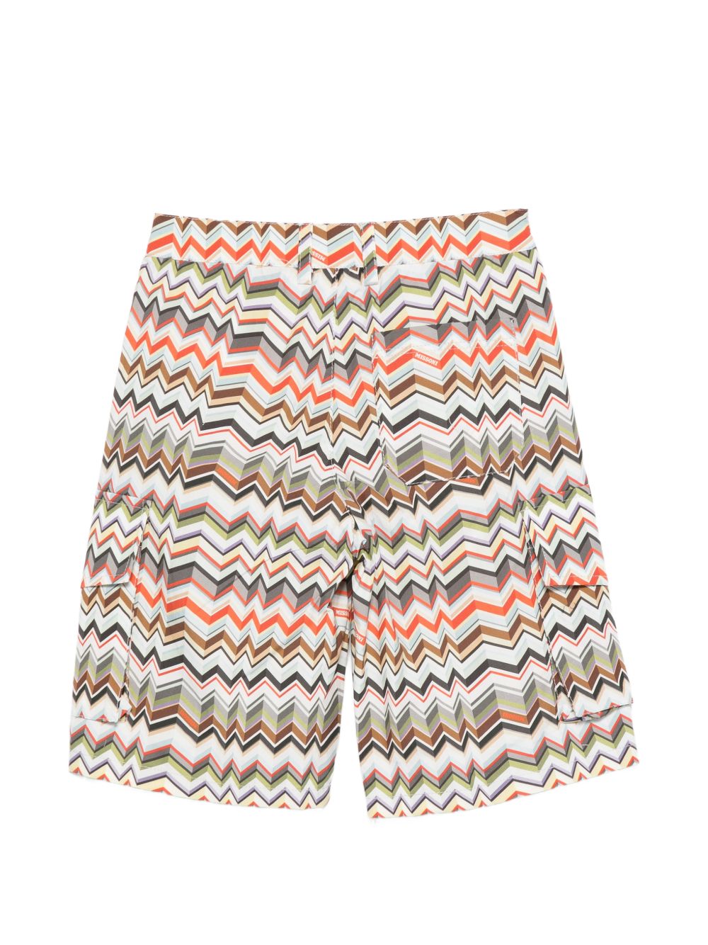 Shorts per bambino Missoni Kids multicolore con motivo a zig zag MY6Q29 P0606 997 MISSONI KIDS 