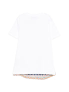 T-shirt per bambina Missoni Kids multicolore con motivo a chevron MY8A01 Q0107 999 MISSONI KIDS 