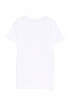 T-shirt per bambina Missoni Kids bianca con motivo a zigzag MY8A31 Z3672 100MC MISSONI KIDS 