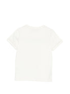 T-shirt per bambino Missoni Kids bianca con logo ricamato MY8P51 Z3672 102 MISSONI KIDS 