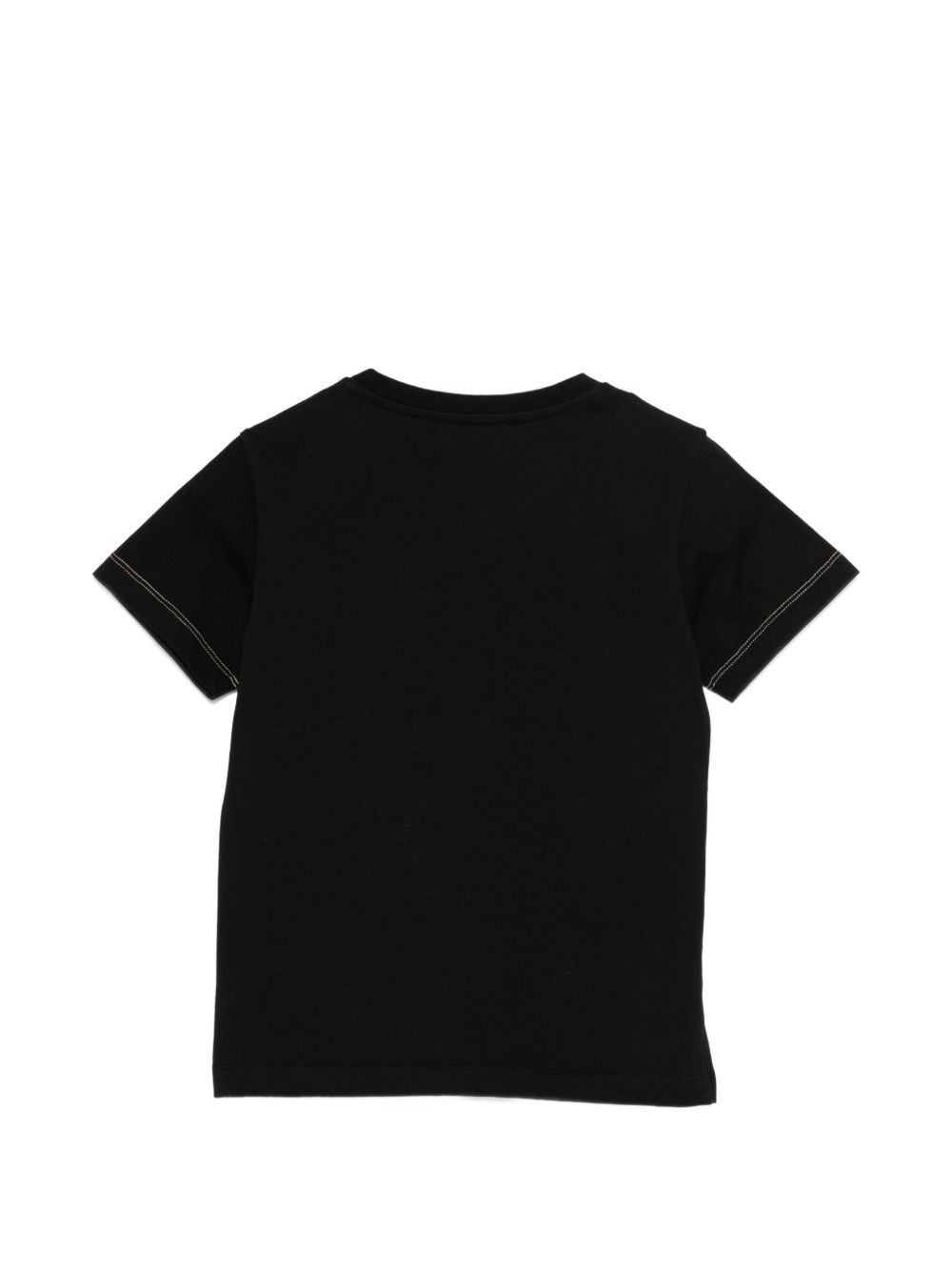 T-shirt per bambino Missoni Kids nera con logo sul davanti MY8P51 Z3672 930 MISSONI KIDS 