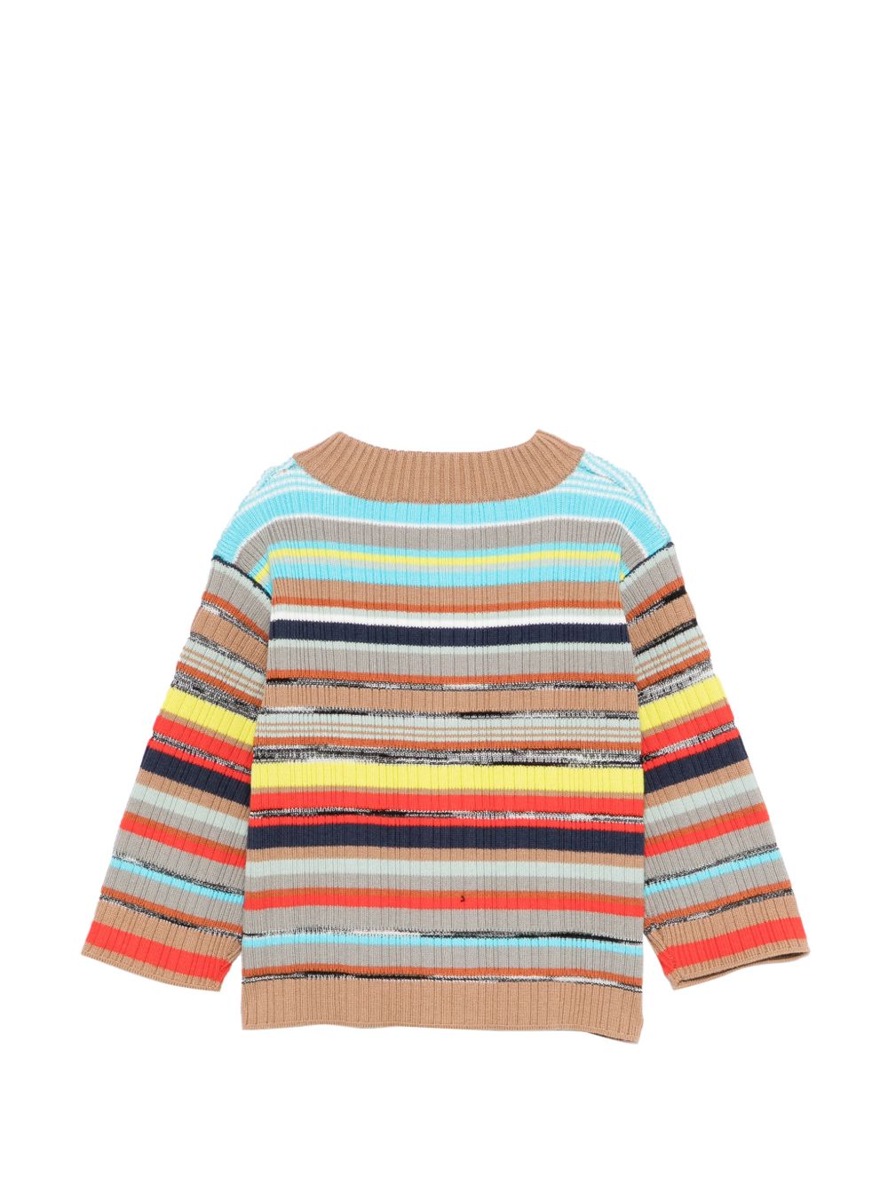 Cardigan per neonato Missoni Kids multicolore con motivo a righe con bottoni MY9510 X0264 999 MISSONI KIDS 