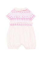 Tutina per neonata Missoni Kids rosa chiaro con motivo a zig zag MYA001 Z3672 52AMC MISSONI KIDS 