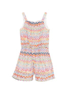 Tuta intera per bambina Missoni Kids multicolore con motivo a zigzag MYAA02 Q0107 999 MISSONI KIDS 
