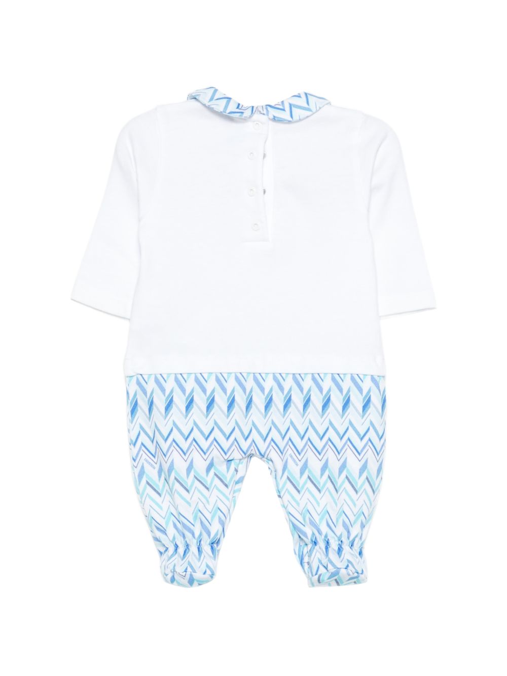 Tutina per neonato Missoni Kids multicolore con motivo a zig zag MYB510 Z3674 600AZ MISSONI KIDS 