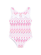 Costume per neonata Missoni Kids multicolore con motivo a zig zag MYC009 Z3724 100FU MISSONI KIDS 