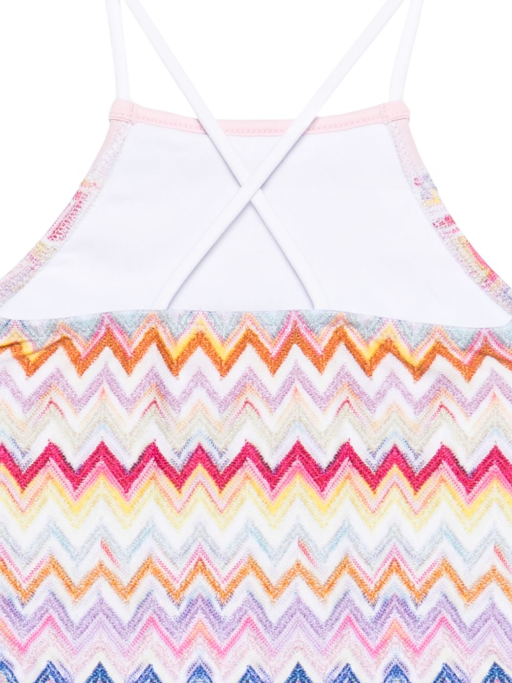 Costume per neonata Missoni kids multicolore con motivo a zig zag MYC019 Z3801 999 MISSONI KIDS 
