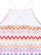 Costume per neonata Missoni kids multicolore con motivo a zig zag MYC019 Z3801 999 MISSONI KIDS 