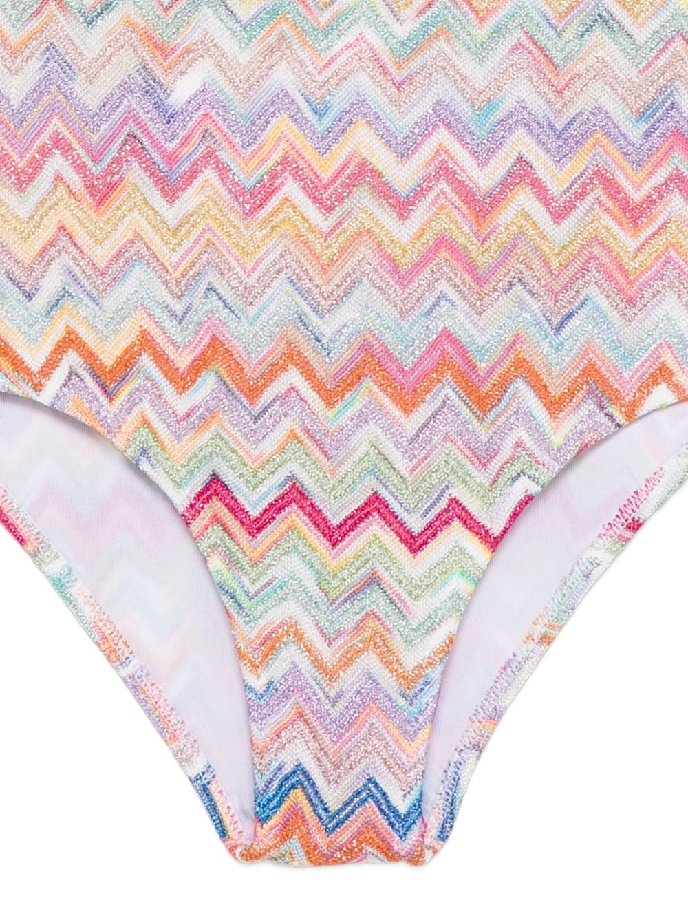 Costume intero per bambina Missoni Kids multicolore con design a chevron MYCA79 Q0107 999 MISSONI KIDS 