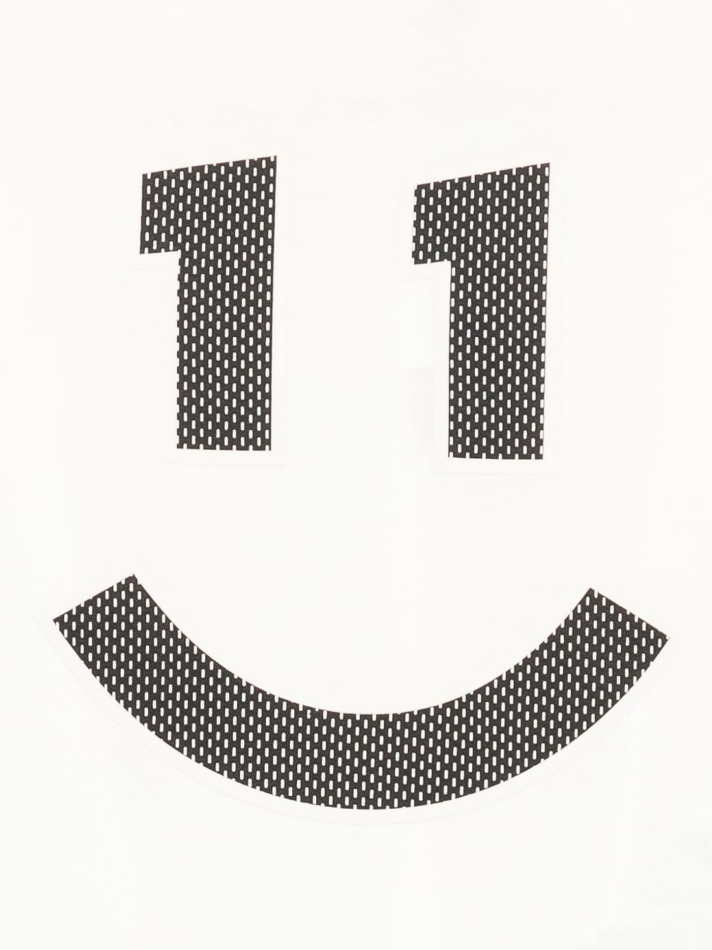 T-shirt per bambino Molo bianca con stampa grafica smile sul davanti 1S26A224 5632 MOLO KIDS 