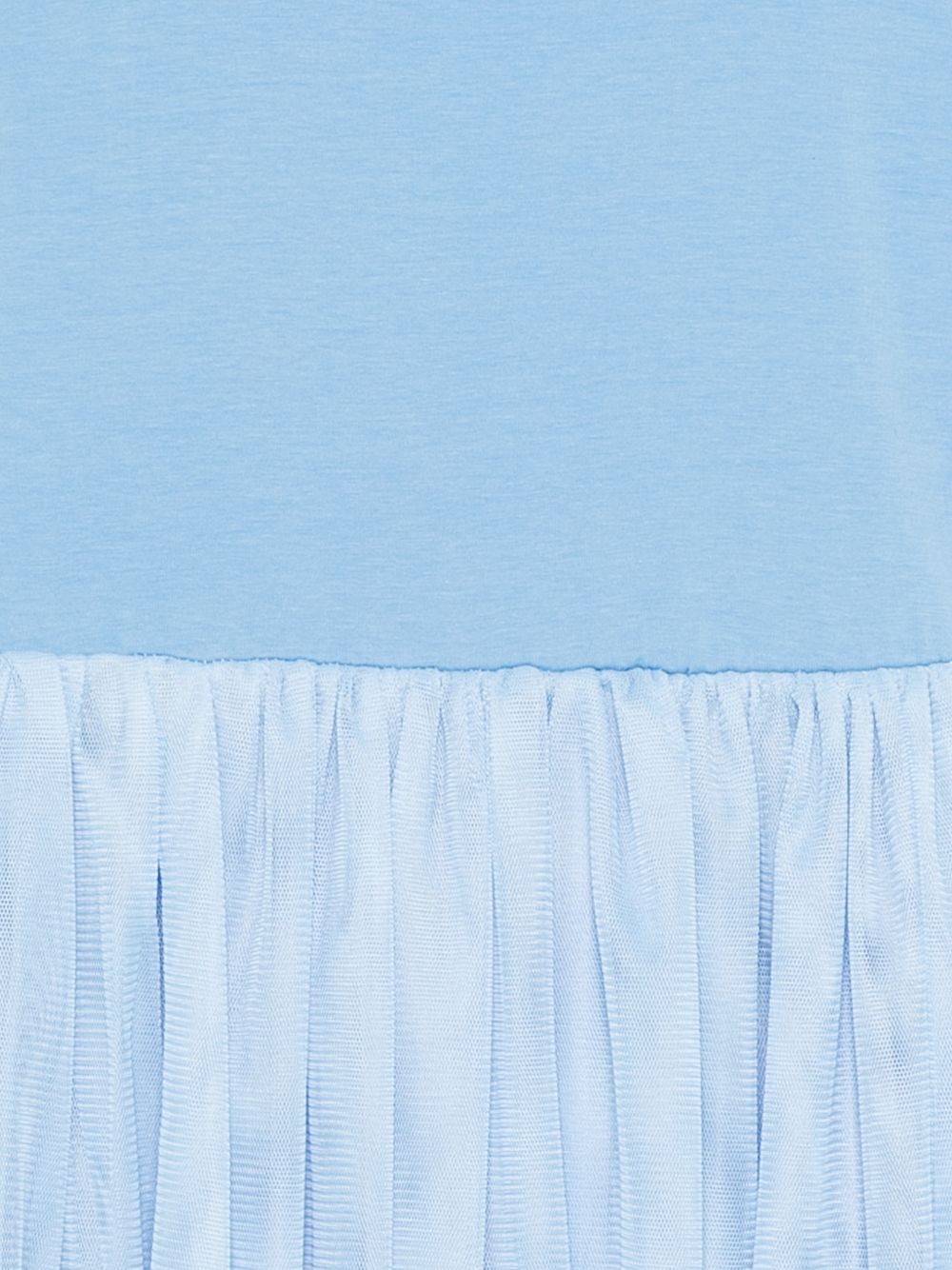 Abito in tulle per bambina Molo azzurro con spalline sottili incrociate 2S26E128 5637 MOLO KIDS 
