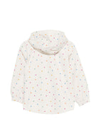 Giacca Waiton per bambina Molo bianca con stampa a cuori all-over 5NOSO123 9537 MOLO KIDS 