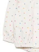 Giacca Waiton per bambina Molo bianca con stampa a cuori all-over 5NOSO123 9537 MOLO KIDS 