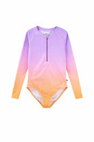 Costume intero Necky per bambina Molo viola con zip sul davanti 8S26P516 5225 MOLO KIDS 