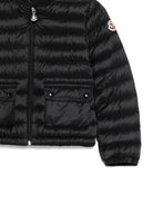 Piumino Lans per bambina Moncler Enfant nero con fodera in longue saison L19541A00032597YF 999 MONCLER KIDS 