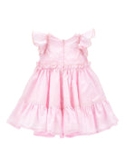 Abito per neonata Monnalisa rosa con ruches 37G903 7116 0090 MONNALISA KIDS 