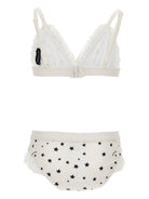 Costume per bambina Monnalisa bianco con stampa stelle 49G000 7037 0150 MONNALISA KIDS 