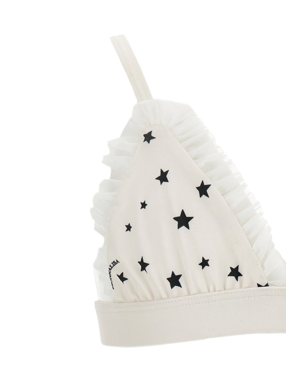 Costume per bambina Monnalisa bianco con stampa stelle 49G000 7037 0150 MONNALISA KIDS 