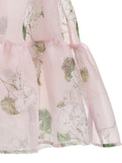 Abito per bambina Monnalisa rosa con stampa a fiori 71G913 7652 0091 MONNALISA KIDS 