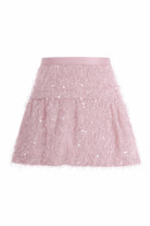 Gonna per bambina Monnalisa rosa con paillettes 79G700 7024 0091 MONNALISA KIDS 