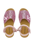 Sandali per bambina Monnalisa rosa con dettagli in paillettes 87G003 7711 G091 MONNALISA KIDS 