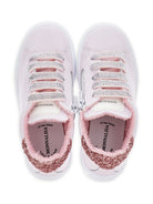 Sneakers per bambina Monnalisa rosa con glitter 87G006 7715 0091 MONNALISA KIDS 