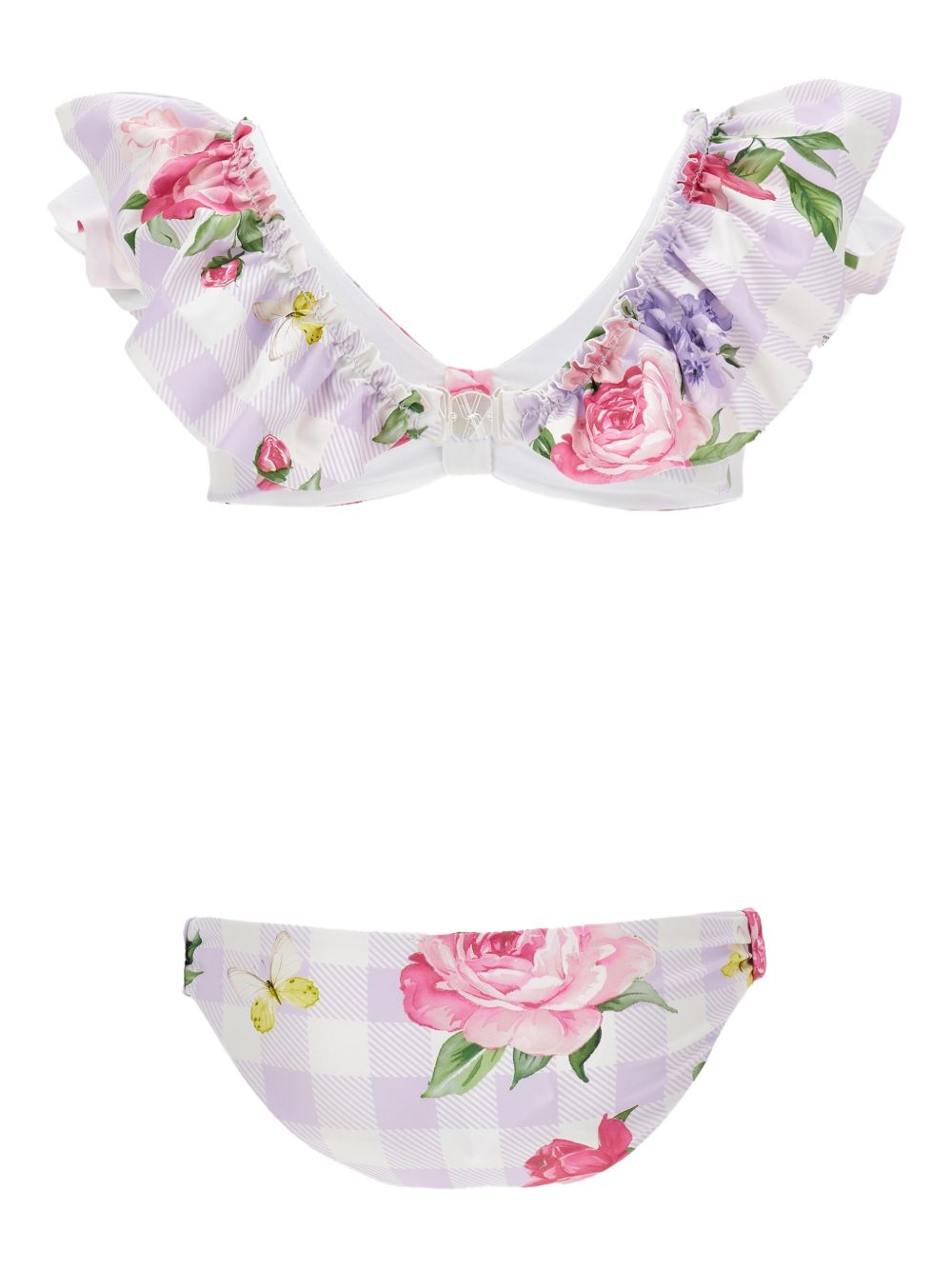 Costume per bambina Monnalisa Kids multicolore con stampa floreale all-over 19G002 7052 0065 MONNALISA KIDS 