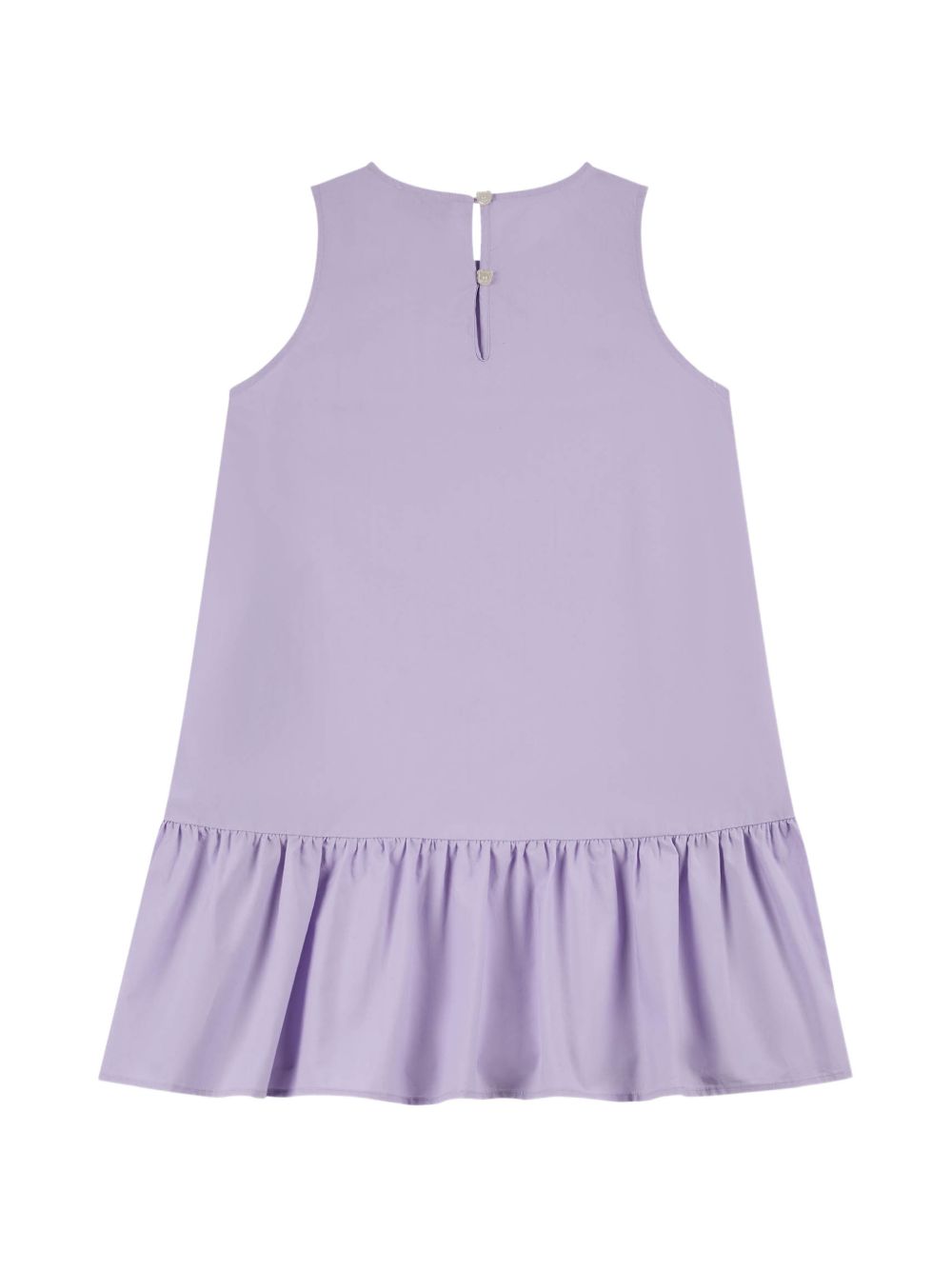 Abito per bambina Moschino Kids viola con stampa sul davanti HDV0HELLA10 51683 MOSCHINO KIDS 