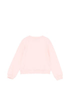 Felpa per bambina Moschino Kids rosa con stampa grafica HLF02MLDA00 50209 MOSCHINO KIDS 