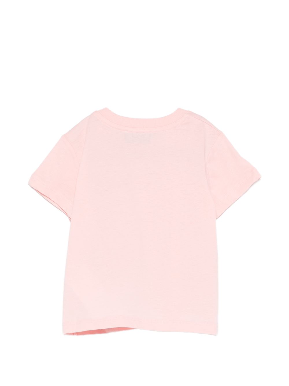 T-shirt per neonata Moschino Kids rosa con stampa grafica M5M047LAA03 50209 MOSCHINO KIDS 