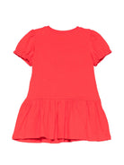 Abito per neonata Moschino Kids rosso con stampa Teddy Bear MAV0C7LBA00 50109 MOSCHINO KIDS 