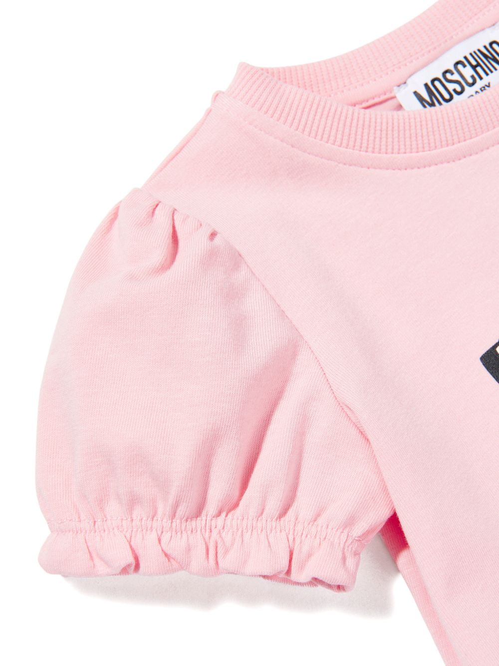 Abito per neonata Moschino Kids rosa con stampa Teddy Bear MAV0C7LBA00 50209 MOSCHINO KIDS 