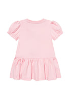 Abito per neonata Moschino Kids rosa con stampa Teddy Bear MAV0C7LBA00 50209 MOSCHINO KIDS 