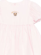 Abito per neonata Moschino Kids rosa con maniche a palloncino MDV0DEL1A12 50209 MOSCHINO KIDS 