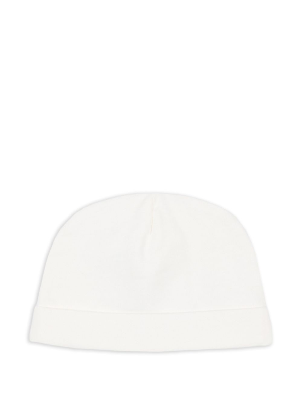 Berretto per neonati Moschino Kids bianco con motivo orsetto MUX05ULCA19 10063 MOSCHINO KIDS 