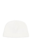 Berretto per neonati Moschino Kids bianco con motivo orsetto MUX05ULCA19 10063 MOSCHINO KIDS 