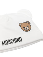 Set 2 pezzi Moschino Kids bianchi con stampa Teddy Bear MUY099LCA19 10063 MOSCHINO KIDS 
